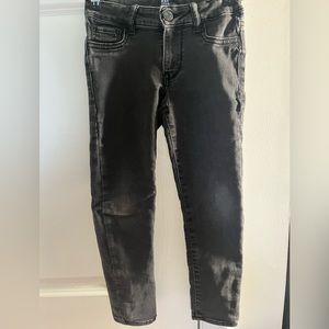 Gap Kids size 7 regular stretch black jegging ankle jeans